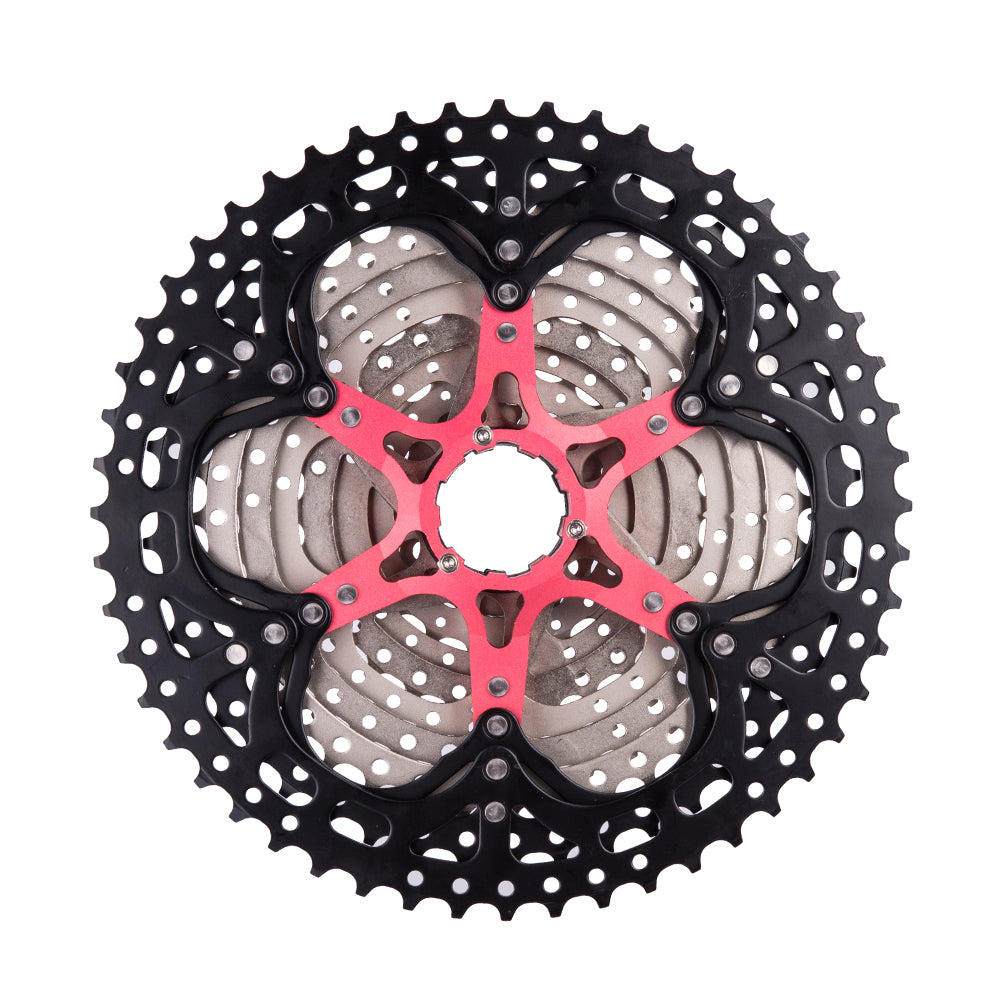 ZTTO 11 Speed 11-52t Freewheel Black Silver Cassette l Wide Ratio for MTB Mountain Bike Bicycle