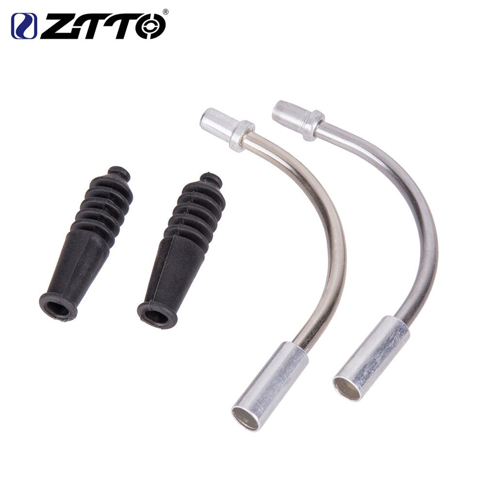 ZTTO MTB Mountain Bike Brake Noodles For V-brake Guide Pipe Bicycle Accessories Cable Guide Bend Tube Pipe Aluminum Alloy Pipe