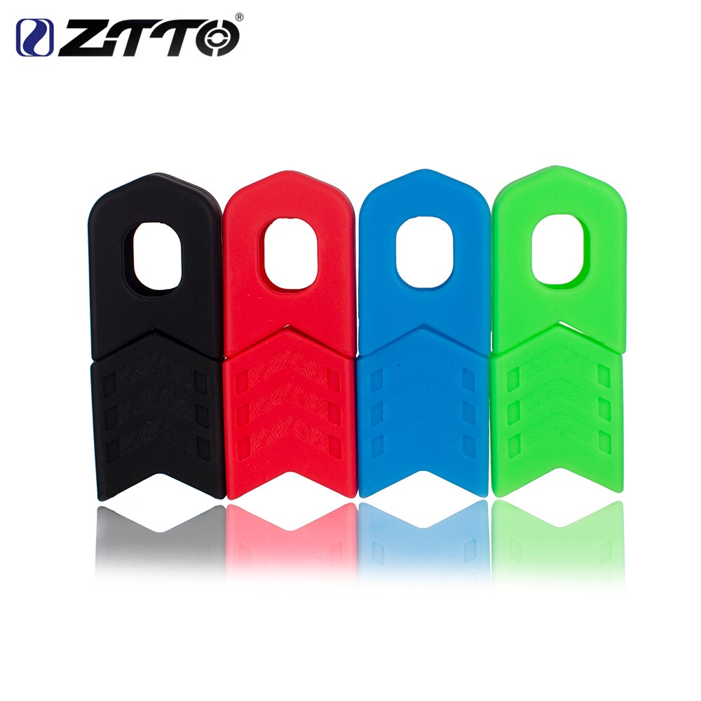 ZTTO 4Pcs MTB Road Bike Carbon Crankset Crank Silicone Gel Cover Protective Sleeve Fixed Gear Bicycle Accessories Protector