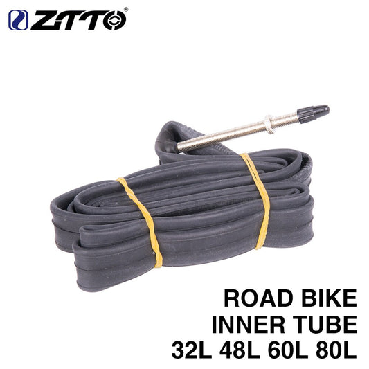 ZTTO Road Bike Bicycle 700c  F/V Extended Long Valve Inner Tube for 18c-23c 32l 48l 60l 80l city bike