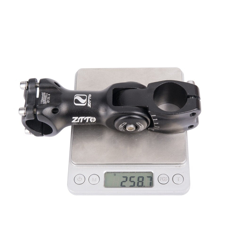 ZTTO Bicycle Parts MTB Road City Bike Bicycle Adjustable Stem 31.8mm 25.4mm 60 Riser 90 110 130mm Fiting For XC