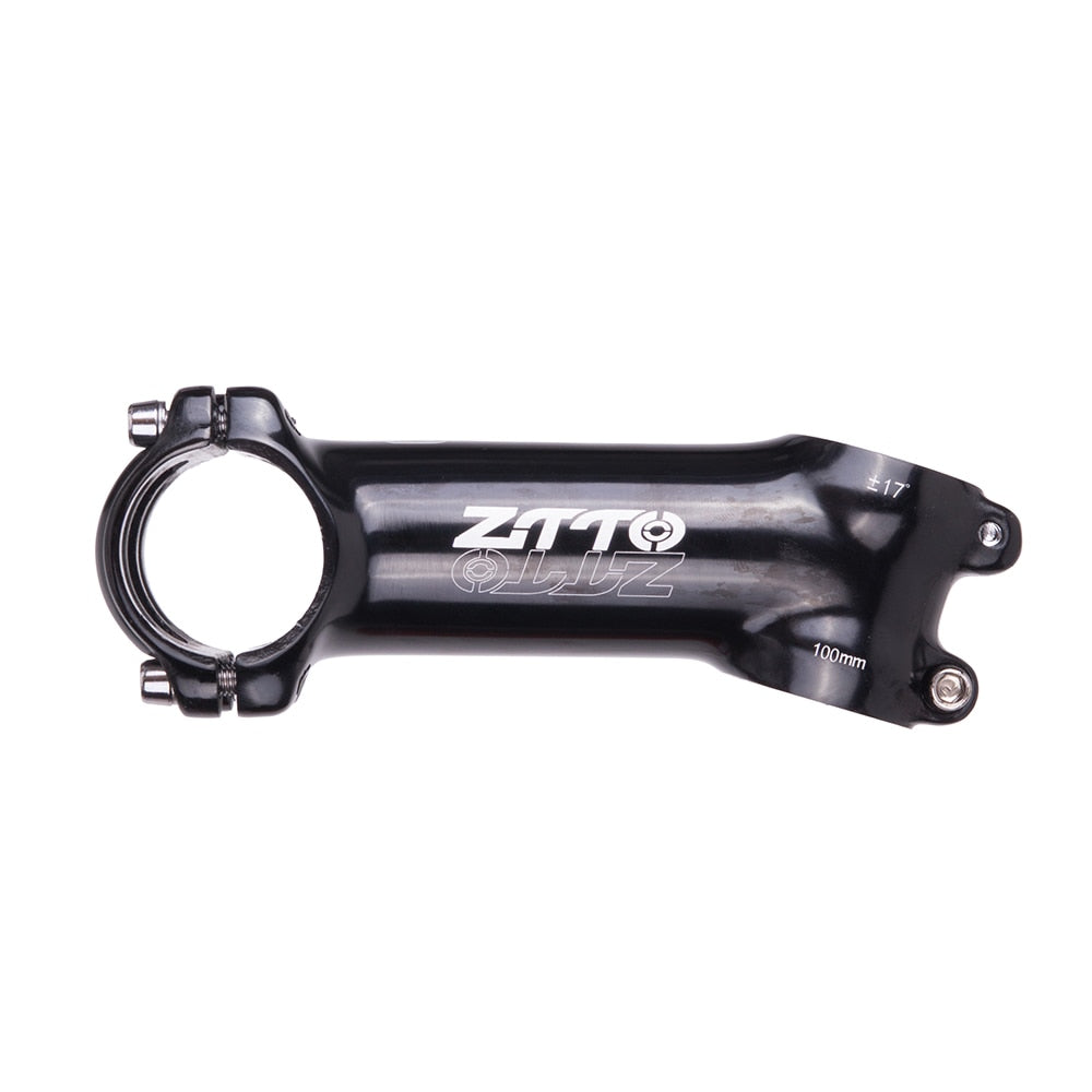 ZTTO Bicycle Parts MTB Road Bike 17 Degree Polished Bicycle Stem 90mm 100mm High Strength Lightweight 31.8mm AL6061