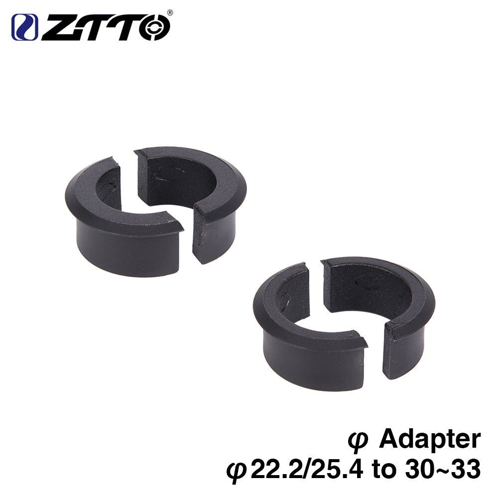 ZTTO Bicycle Parts MTB Road Bike Bicycle Diameter Adapter 22.2 25.4 to 31.8 30.9 30+mm Handlebar Seatpost Brake Adjustable