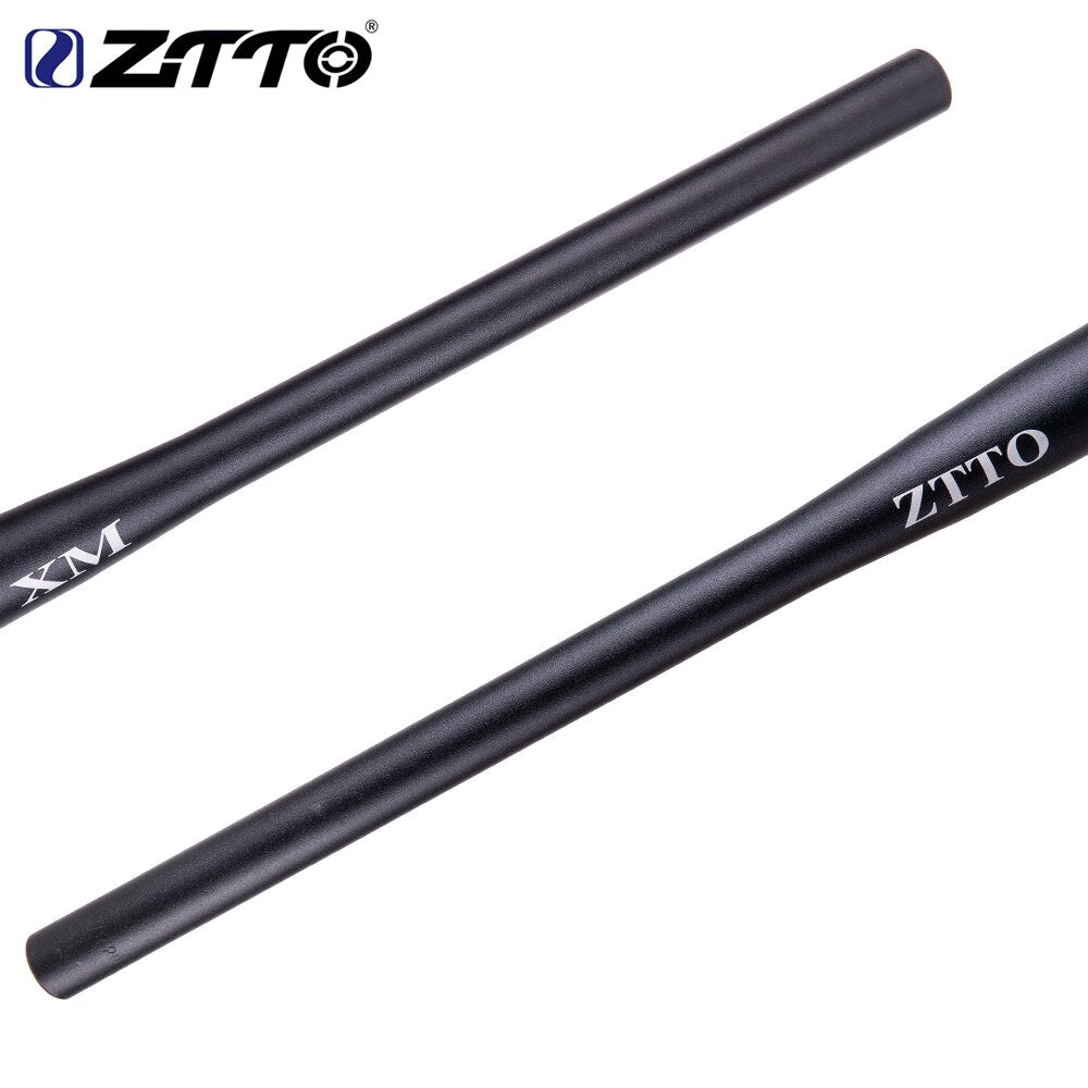 ZTTO XM MTB Bicycle Handlebar 720mm 780mm 31.8mm Aluminum Alloy Handle Bar Flat Bar Straight Thick Tube 6 Backsweep