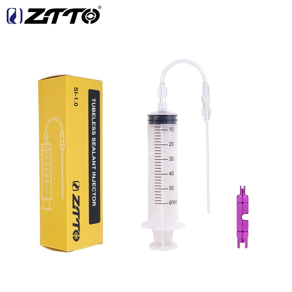 ZTTO Tubeless Sealant Injector Valve Remove Tool For MTB Road Bike Tubeless Tire UST Tyre No Tubes For FV Franch