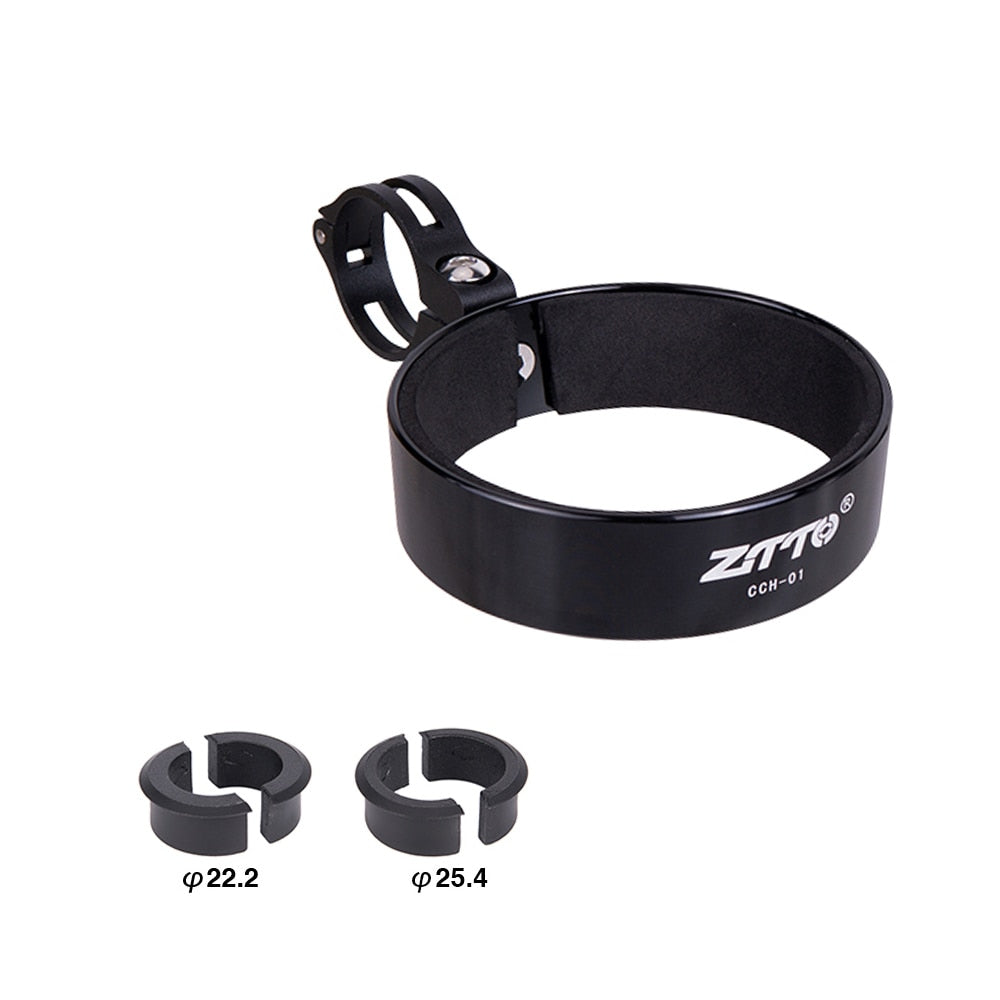 ZTTO Bicycle Coffee Cup Holder City MTB Road Folding Bike Cruiser Bicycle Handlebar Mount Coffee Cycling Accessories
