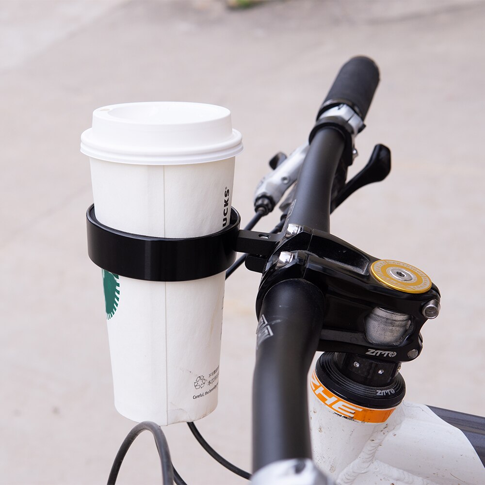 ZTTO Bicycle Coffee Cup Holder City MTB Road Folding Bike Cruiser Bicycle Handlebar Mount Coffee Cycling Accessories
