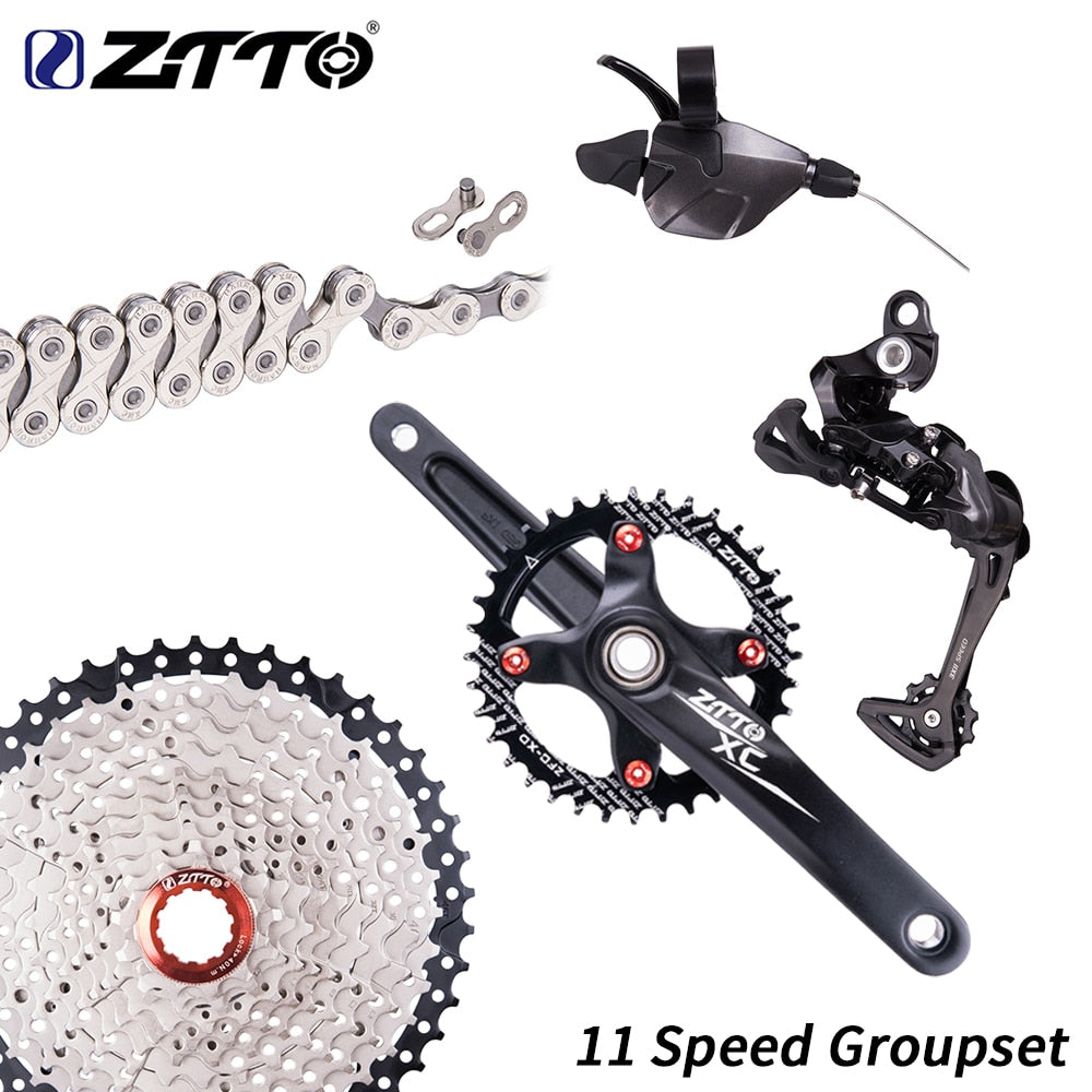 ZTTO 1*11 Groupset 11 Speed Shifter Rear Derailleur Group Set For Mountain Bike MTB 11speed 1 x 11 kit 46T 42T 40T 11s Cassette