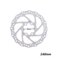 ZTTO 120mm/140mm/160mm/180mm/203mm 6 Inches Stainless Steel Bicycle Rotor Disc For Mountain Road Cruiser Bike Brake parts