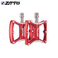 ZTTO Bicycle Parts MTB Bike Aluminum Alloy Ultralight Bicycle Pedal 4 Bearings CNC Non-slip Bicycle Pedals Antiskid Riding Pedal
