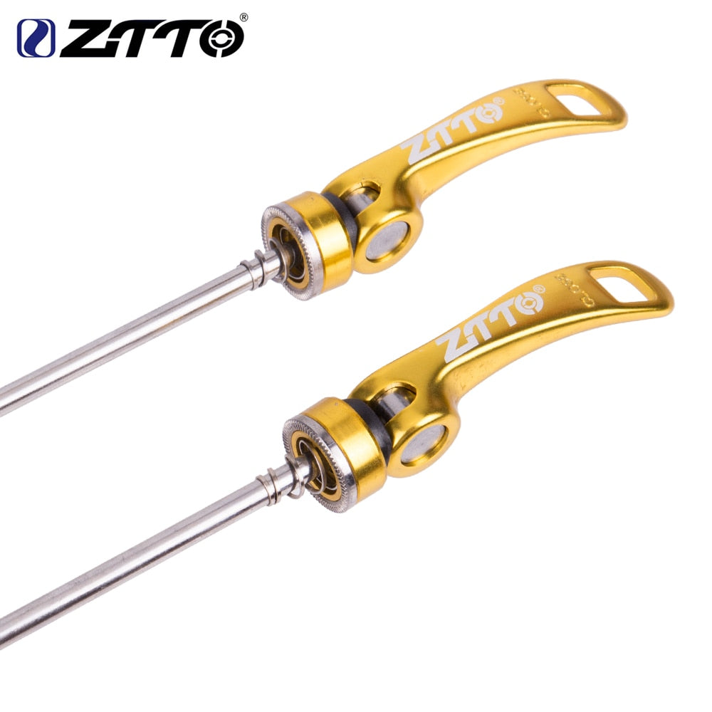 ZTTO MTB SKEWERS 100 135 Bicycle Parts MTB Road Bike Quick Release Alloy Cycling Wheel Hub Skewers Set Hub Quick-release Lever