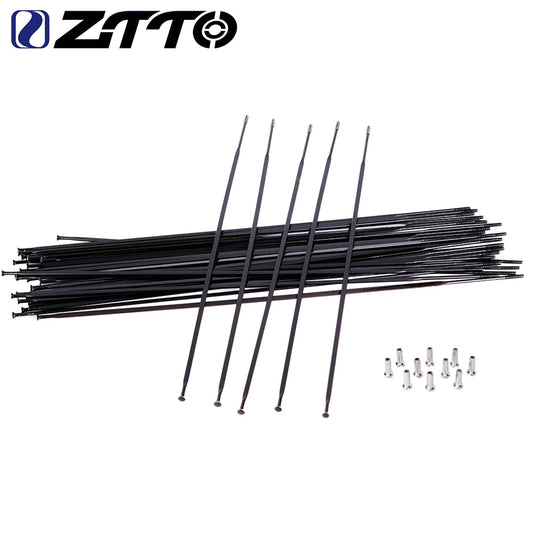 ZTTO MTB Road Bike Straight Pull Aero Spokes For MA AKSIUM Ksyrium Equipe CROSSRIDE Cosmic 26 27.5 29 700C Bicycle Nipples