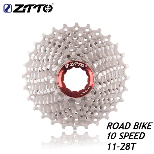 ZTTO 10s Cassette 11- 28 T Freewheel Bicycle Parts 10s 20S 10Speed Flywheel for  Road Bike