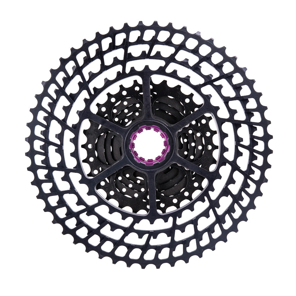 ZTTO 11s 11-52T SLR2 MTB Bicycle Cassette 11Speed Wide Ratio UltraLight 371g CNC Freewheel Mountain Bike Parts for X 1 9000