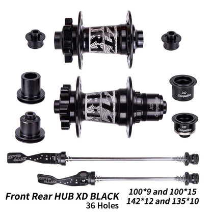 ZTTO DH Ebike MTB Hub 36 Hole Sealed Bearing Hub Ratchet System 54T Thru Axle 142*12 Durable Mountain bike Core Front Rear