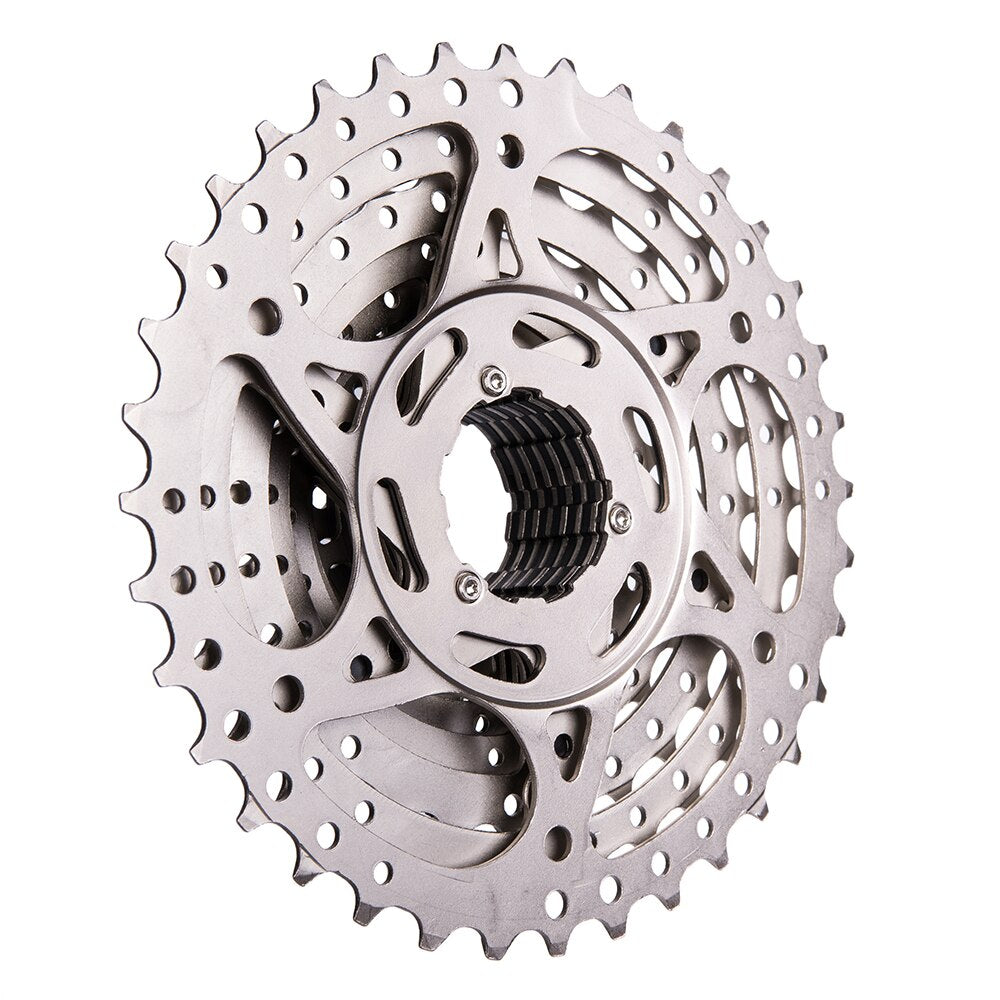 ZTTO 10 Speed 11-36T Cassette Silver 10s  Steel Freewheel  Parts for Mountain Bike
