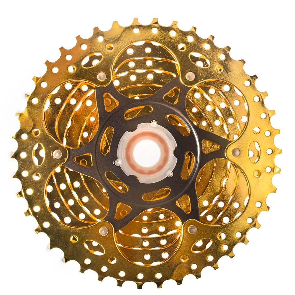 ZTTO 11 Speed 11-42T Golden MTB Moutain Bike Cassette Gold Sprocket Freewheel Bicycle parts for XT M8000 SLX M7000 k7 NX GX