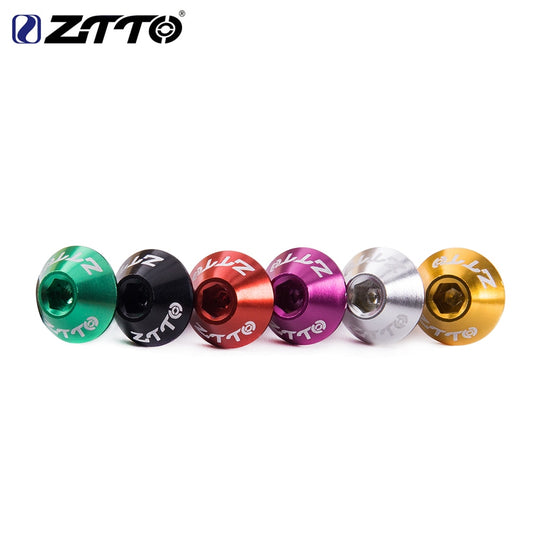 ZTTO  M5*10mm Water Bottle Cage Ultra Light 7075 AL hex socket screws head screws