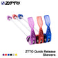 ZTTO Bicycle Parts MTB Road Bike QR Skewers Ultralight 9MM 5MM Quick Release Skewers 100 135 Reliable Axle 1 Pair