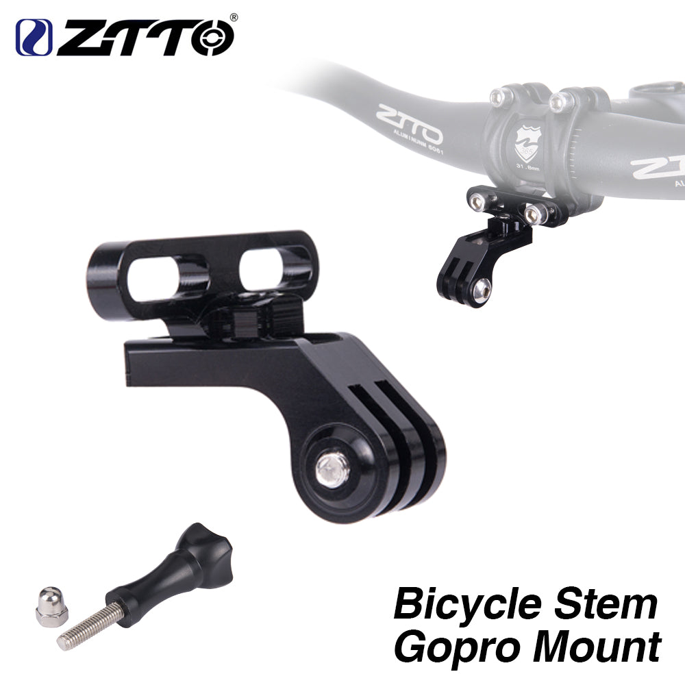 ZTTO  High-Strength Bicycle Stem Gopro Mount Lightweight CNC Holder Universal adapter1pcs for XC AM MTB Mountain Road Bike