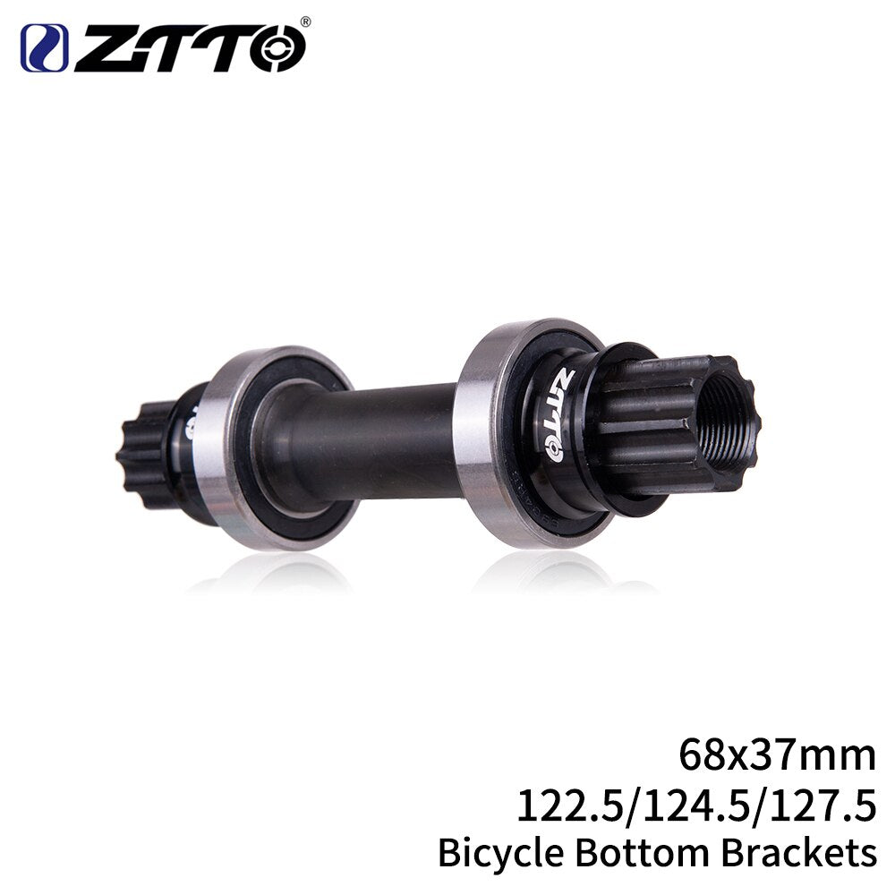 ZTTO Mod Bike Trials Bottom Brackets 10 Spline ISIS 68 x 37 x 122.5 124.5 127.5 Press Fit For Stock Bikes Street trials BB