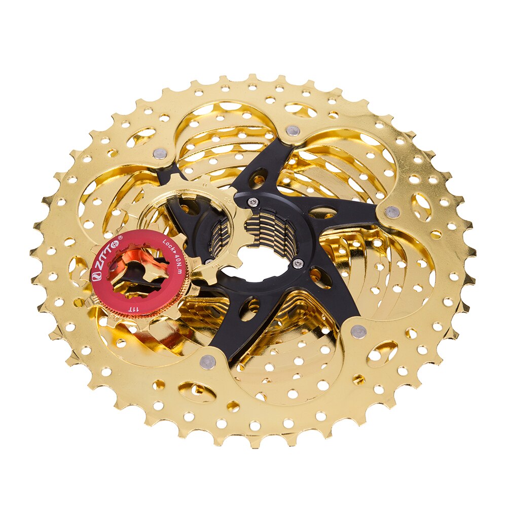 ZTTO 11 Speed 11-42T Golden MTB Moutain Bike Cassette Gold Sprocket Freewheel Bicycle parts for XT M8000 SLX M7000 k7 NX GX