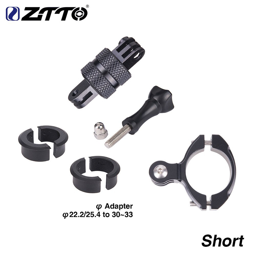 ZTTO Bicycle Parts MTB Road Bike Handlebar Rotatable  Camera Mount Holder Adapter Bracket For Gopro For Xiaomi For Virb