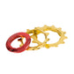 ZTTO 10S 11-42T  Cassette Gold 10 Speed Freewheel MTB Mountain Bike Bicycle Steel Golden Sprockets for parts System