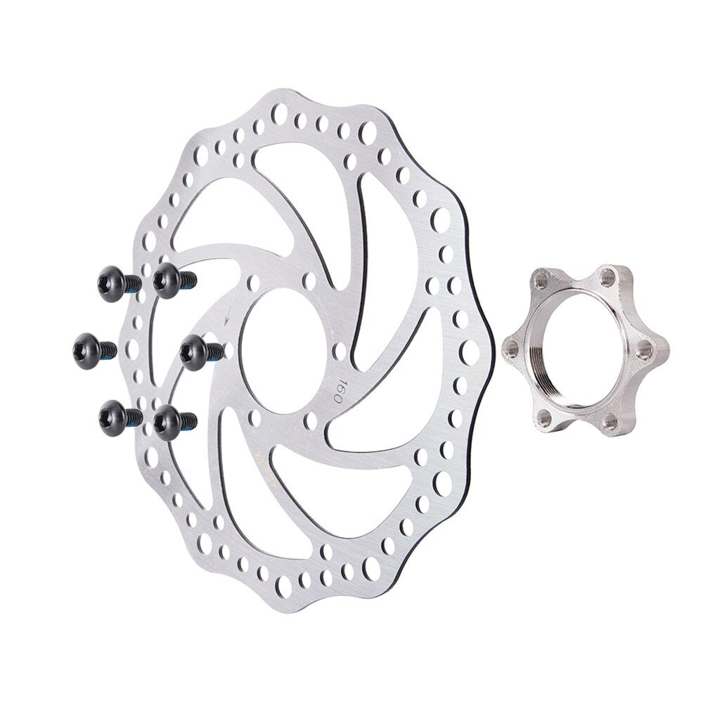 ZTTO Bicycle Parts MTB Bike Freewheel Threaded Hubs Disk Brake Rotor with 6Bolt Flange Adapter