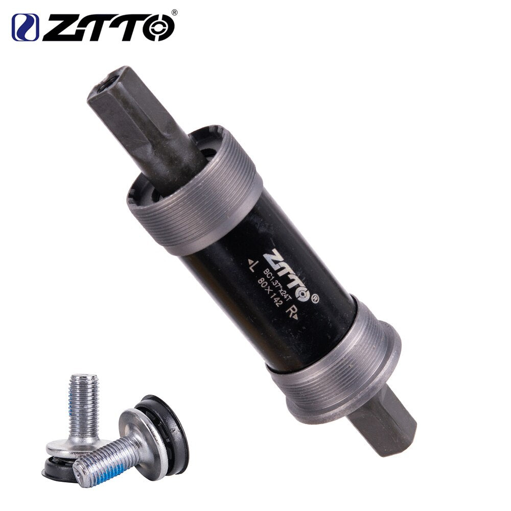 ZTTO Bicycle 80mm 100mm Square Tapered Bottom Bracket BSA 80x142 100x155 100x177 80 100 Axis For Quare Hole  For Fat Snow Bike