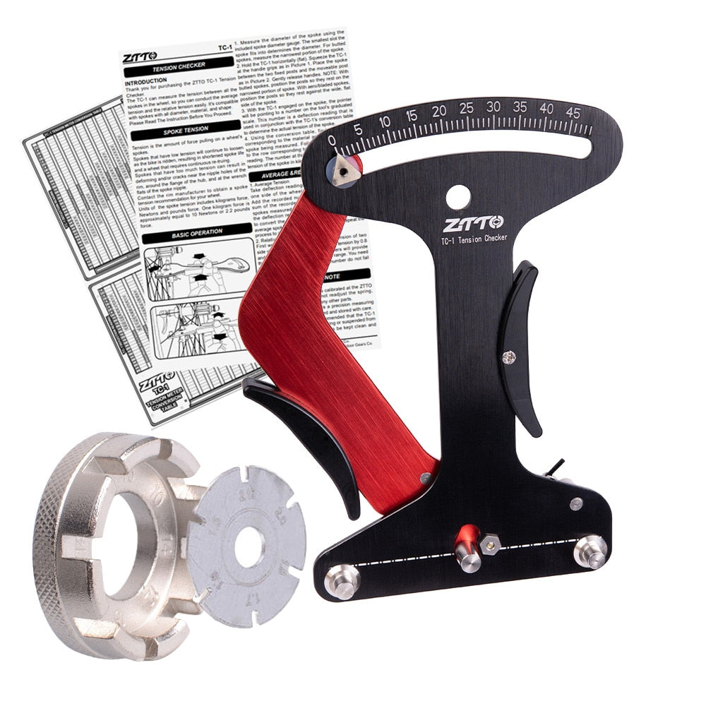 Teny bike deals spoke tension meter