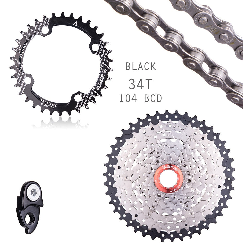 ZTTO Bicycle 8 Speed 11-42T Cassette Mountain Bike 8speed Steel 8s MTB 8v Freewheel Bicycle Parts For M410 M360 M310 Upgrade kit