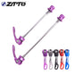 ZTTO MTB Bicycle Quick Release QR Skewers Hub Axle Wheels Locking Lever Bike Parts Aluminum alloy Front 9x100 Rear 10x135mm