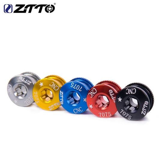 ZTTO Bicycle Parts MTB Road Bike Bicycle Chainwheel Bolts CNC Chainring Screws For Parts Crankset 5Pcs