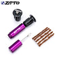 ZTTO Bicycle Tubeless Tire Fast Repair Kit for MTB and Road Bike Tires Bar End Hidden Tool Components Integrated Chain Cutter