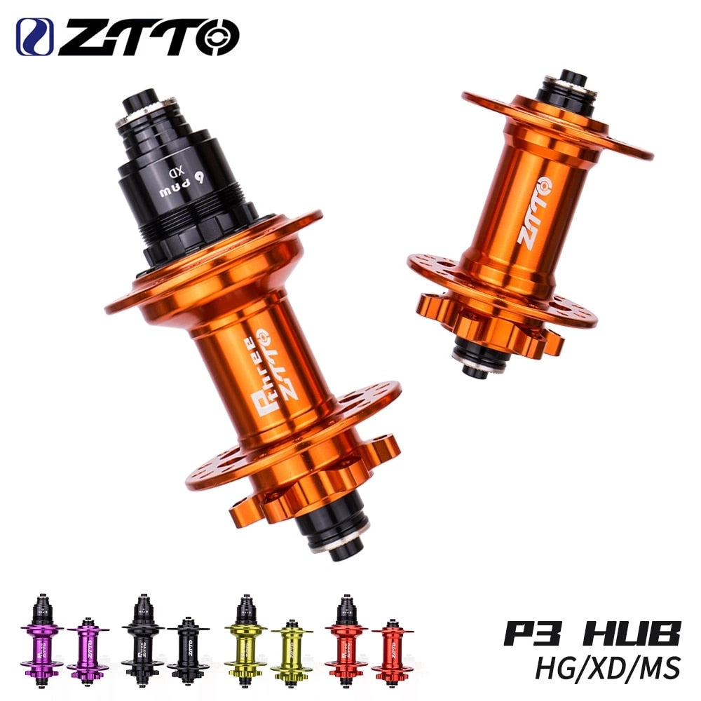 ZTTO MTB 6 Pawls Disc Brake Hub 32 Holes P3 VS DT 370 xm490 D042SB 32h Maza Thru Axle Quick Release 142x12 135x10 Sealed Bearing