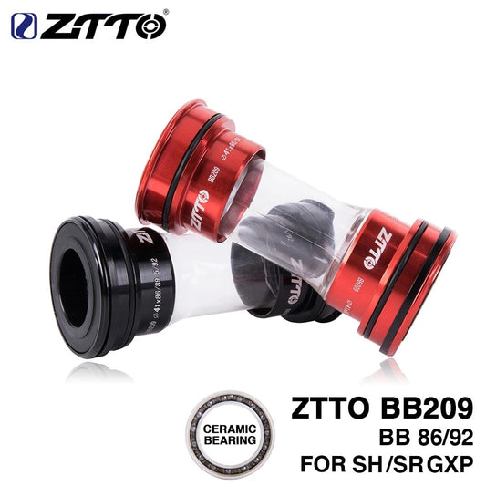 ZTTO Ceramic BB209 Press Fit Bottom Brackets for BB92 BB90 BB86 Frame Compatible Road Bike MTB 24mm 22mm GXP Crankset Universal