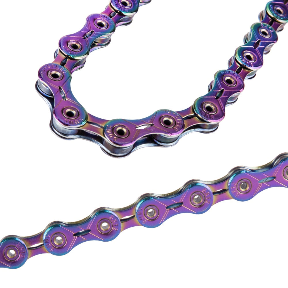 ZTTO 12 Speed SLR Chain 12s Colorful Road Bicycle ultralight Durable missing link Rainbow Chains for parts K7 MTB Mountain Bike