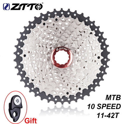 ZTTO MTB 10 Speed 11-42T 40T Cassette Bicycle Sprocket 10speed 10s Freewheel 10v K7 Range Fit for M780 M590 M6000
