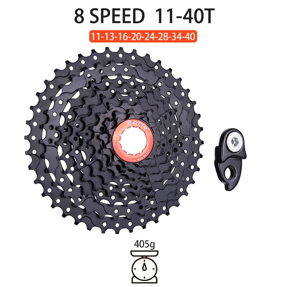 ZTTO 8 Speed Road Bike MTB Cassette 11-25 11-28 11-36 11-46T Gravel 8s Bicycle Freewheel 8v 8Speed 2400 Claris TX800 Compatible