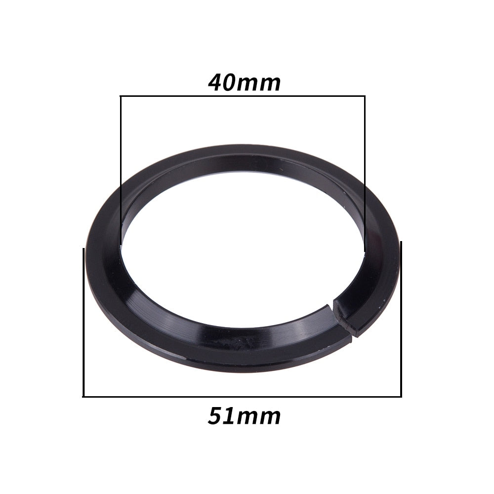 ZTTO Bicycle Headset Crown Base Ring 1 1/8" Aluminum Alloy 1/2" Spacer Diameter for 28.6 Straight Fork 44mm Bike