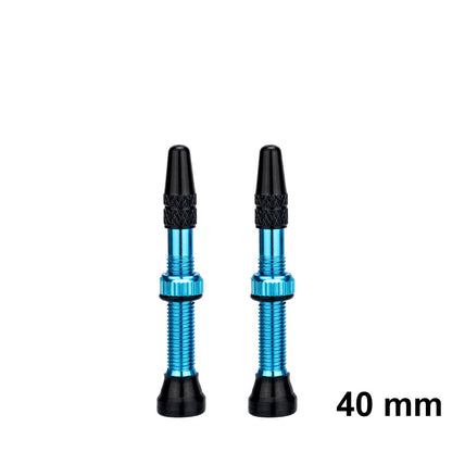 ZTTO Bicycle Tubeless Valves Stems 60mm Presta 40mm No Tubes FV With Integrated Valve Core for Road bike MTB Tire