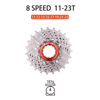 Choice 8 Speed 11-23T SENSAH 8/9/10/11 Speed Road Bike Cassette 11V 23T/25T/ 28T/30T/32T/34T/36T Bicycle Fre Choice 8 Speed 11-23T SENSAH 8/9/10/11 Speed Road Bike Cassette 11V 23T/25T/ 28T/30T/32T/34T/36T Bicycle Fre