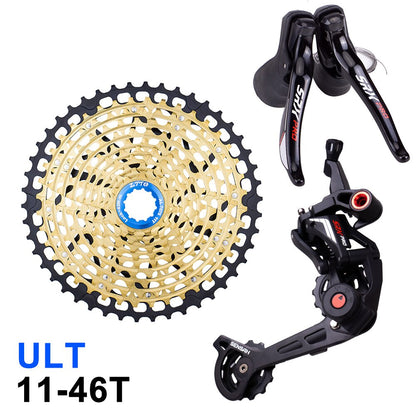 ZTTO 1x11 Speed Gravel Bike Groupset Clutch Derailleur Fit 46T 50T 11s Cassette Light Weight Bicycle Shift Brake Road Group Set