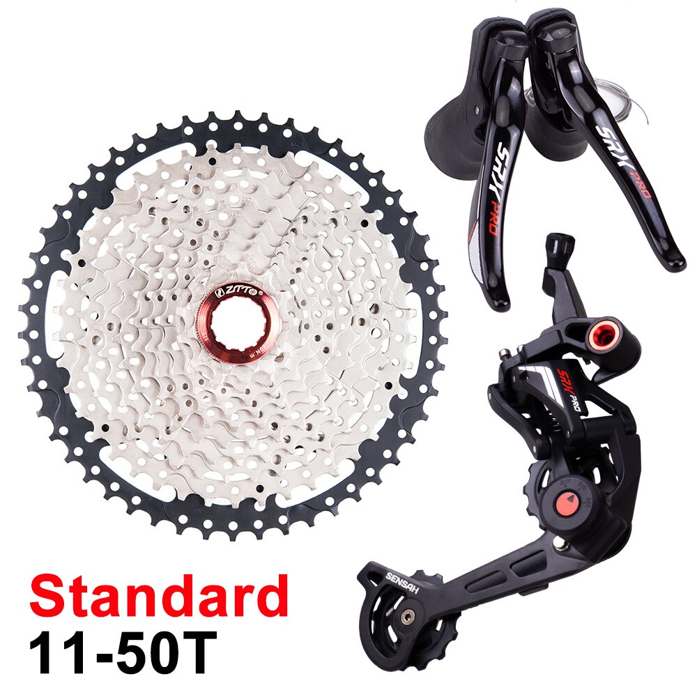 ZTTO 1x11 Speed Gravel Bike Groupset Clutch Derailleur Fit 46T 50T 11s Cassette Light Weight Bicycle Shift Brake Road Group Set