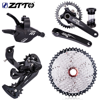 ZTTO MTB 1x 10 Speed 11-50T Groupset 11/46T Wide Range Cassette 11-42T K7 With Crankset Shifter Derailleur 10s Group 10v Bike
