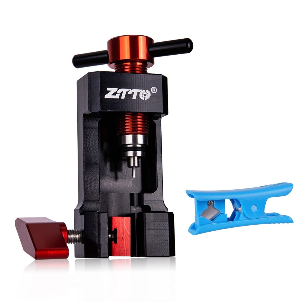 ZTTO Bicycle Hydraulic Disc Brake Oil Needle Tool Driver Hose Cutter Cable Pliers Olive Connector Insert BH59 BH90 Install Press