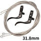 ZTTO Bicycle Parts Road Bike Brake Levers 22.2 31.8 Fixed Gear Deputy Vice Brake Parts 31.8mm Brake Handle 22.2mm 1 Pair