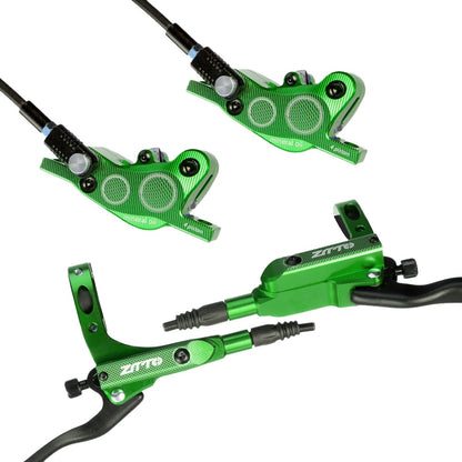 ZTTO MTB 4 Piston Hydraulic Disc Brake M840 With Cooling Full Meatal Pad CNC Tech Mineral Oil For AM Enduro Bicycle E4 ZEE M8120