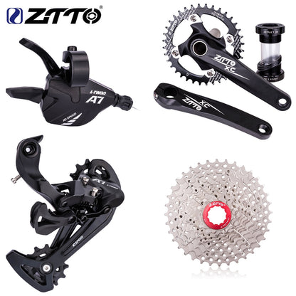 ZTTO MTB 1x 10 Speed 11-50T Groupset 11/46T Wide Range Cassette 11-42T K7 With Crankset Shifter Derailleur 10s Group 10v Bike